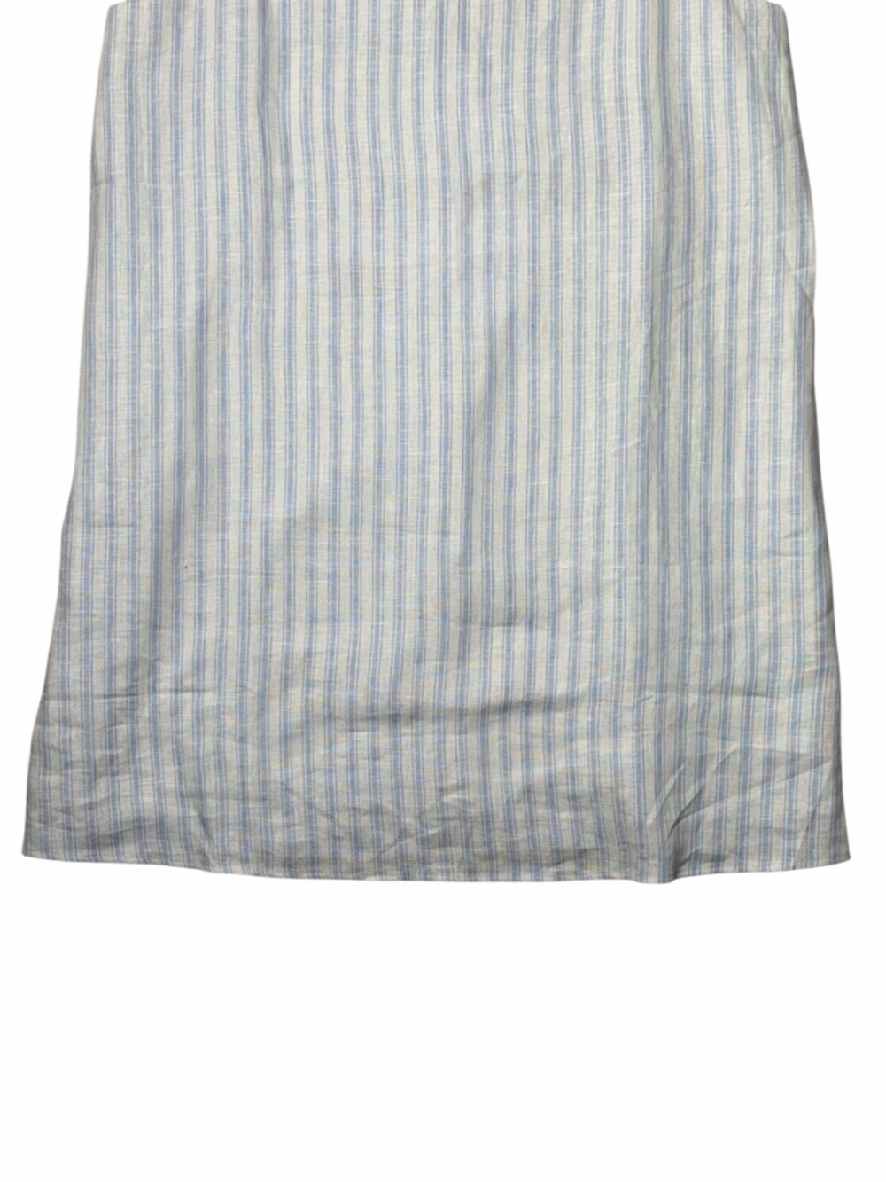 Reformation Jessi Blue & White Striped Linen Mini Dress Womans 10 - Picture 4 of 9
